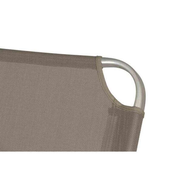 SIENA GARDEN Dreibeinliege XXL, silber taupe